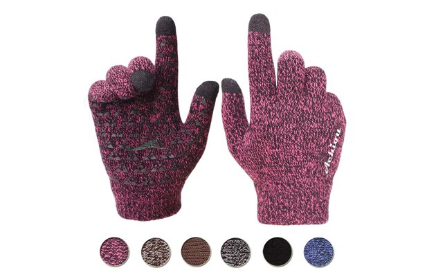 Achiou Winter Knit Gloves