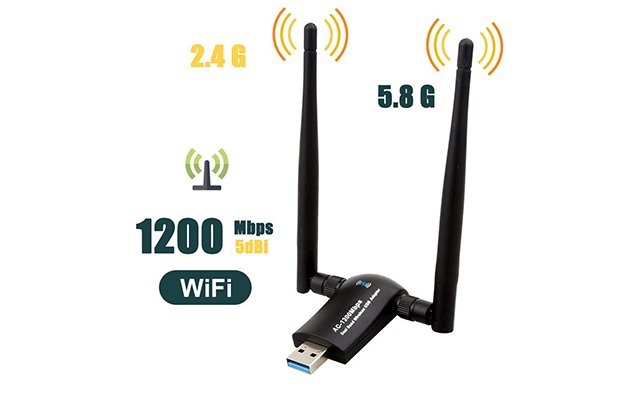 QGOO Wi-Fi Adapter, AC1200 Dual Band