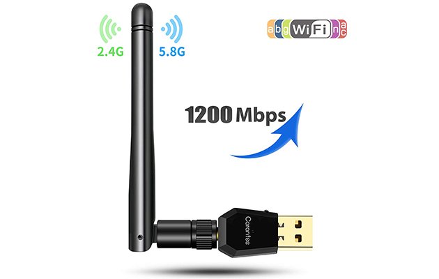 Carantee USB Wi-Fi Adapter 1200Mbps