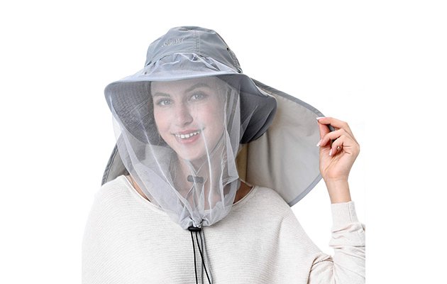 Palmyth Mosquito Head Net Hat Safari Hiking Fishing Hats