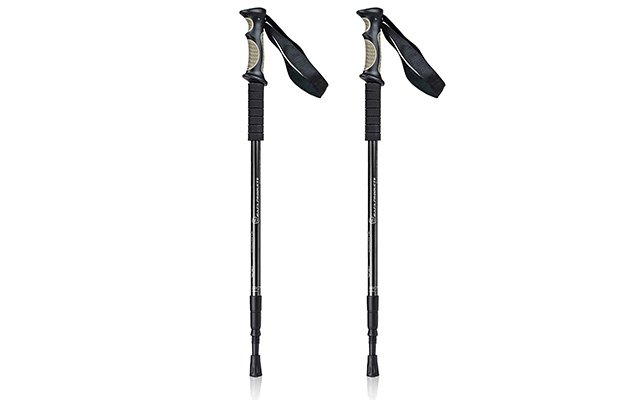 BAFX Adjustable Anti Shock Strong & Lightweight Aluminum Hiking Poles