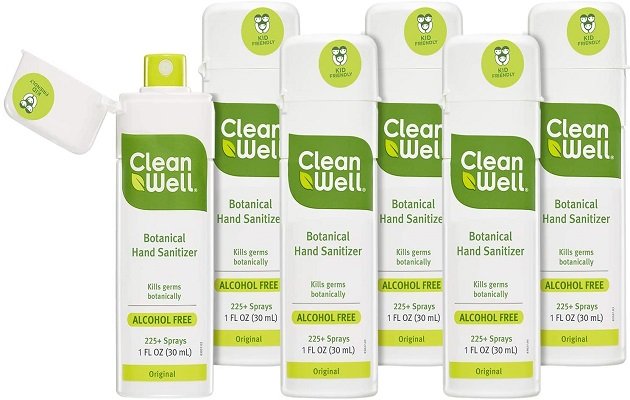 Cleanwell Natural Hand Sanitizer Spray