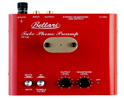 Bellari VP130 Mm Tube Phono Preamplifier With Headphone Amplifier