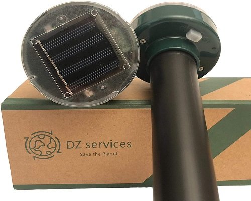 DZ service Solar Mole Repellent Sonic Device