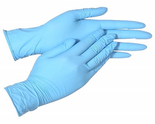  AmazonBasics Powder Free Disposable Nitrile Gloves