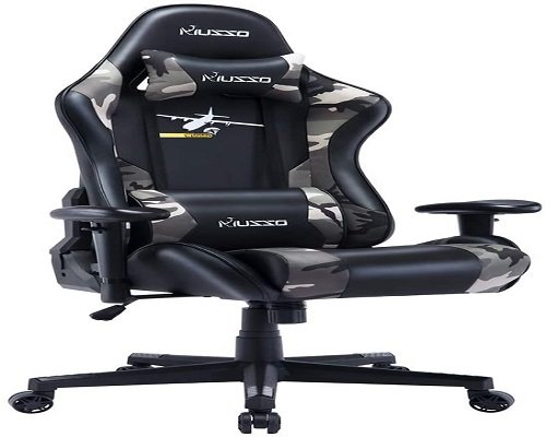  Roll over image to zoom in 4 VIDEOS HugHouse Musso Ergonomic Gaming Chair Adjustable Esports Gamer Chair