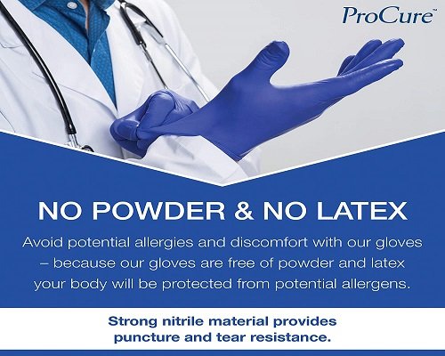 ProCure Disposable Nitrile Gloves