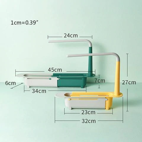 Telescopic sink rack dimensions
